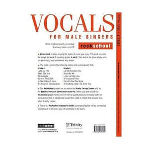 Rockschool Vocals for Male Singers Level 2 cover image